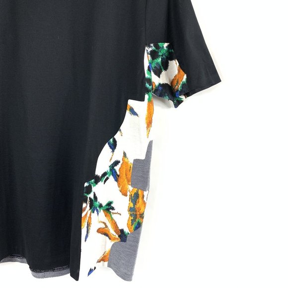 BALENCIAGA PARIS Floral Accent Crewneck Tee - Picture 2 of 8